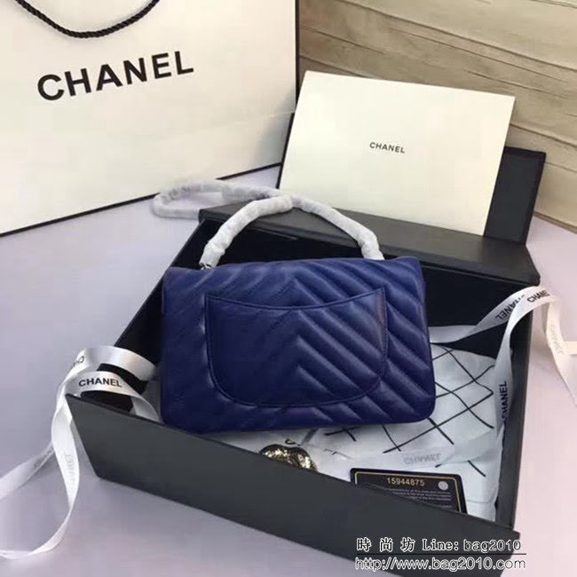 香奈兒CHANEL 升級版V線1116全新經典進口小羊皮 單肩斜挎鏈條包 DSC1915